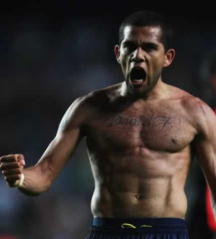 Tatouage Daniel Alves sur le torse