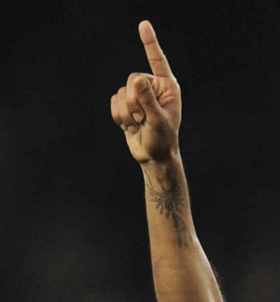 tatouage de Thierry Henry sur le poignet