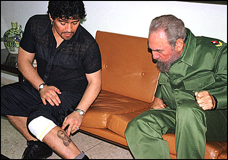 Rencontre Diego Maradona Fidel Castro