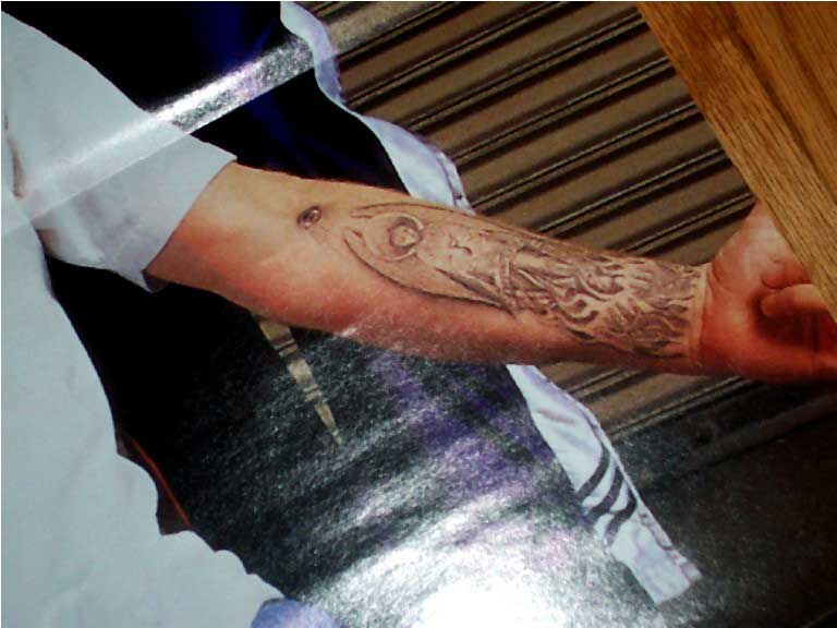 tatouage de James Hetfield intérieur du bras