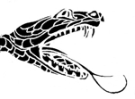 Modele de tatouage de serpent tribal