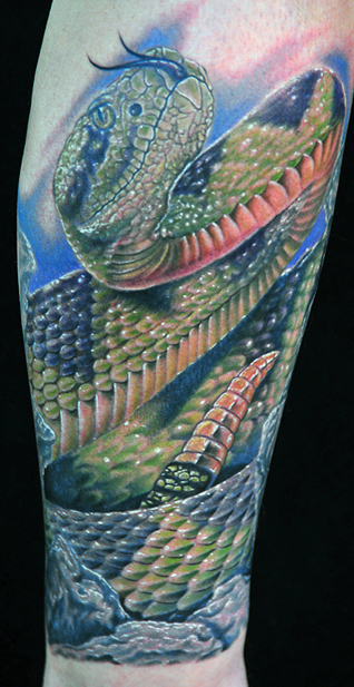 Tatouage serpent, modèle de tatouage de serpent et symbolique des ...