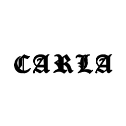Modèle tatouage prénom Carla