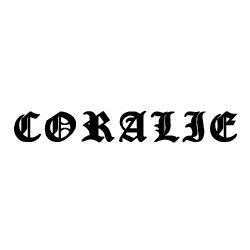 Modèle tatouage prénom Coralie