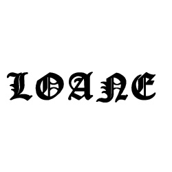 Modèle tatouage prénom Loane
