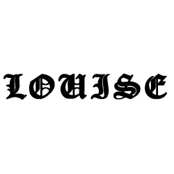Modèle tatouage prénom Louise
