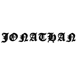 Modèle de tatouage prénom Jonathan