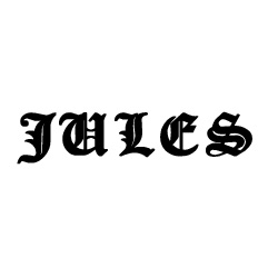 Modèle de tatouage prénom Jules