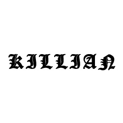 Modèle de tatouage prénom Killian