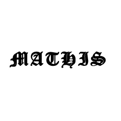 Modèle de tatouage prénom Mathis