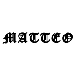 Modèle de tatouage prénom Matteo