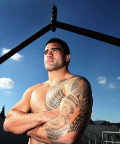 Tatouage bras Maori Liam Messam des All Blacks