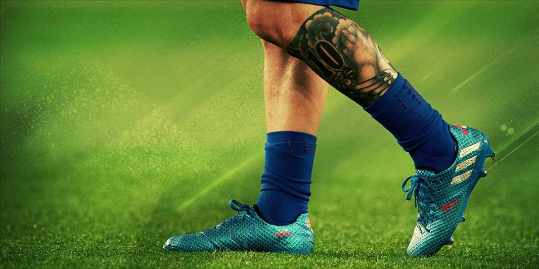 tatouage sur le tibia de Lionel Messi