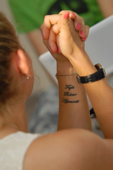tatouage de ksenia pervak