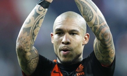 tatouage nigel de jong, hollande