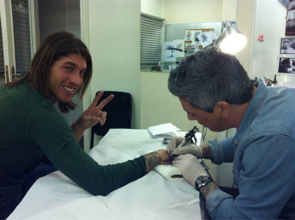 Tatouage de sergio ramos