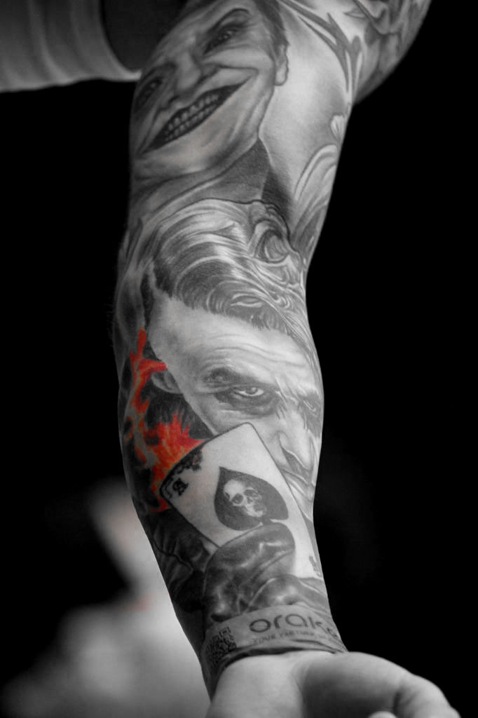 tatouage joker batman