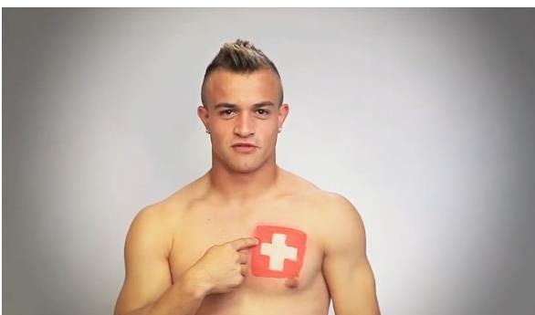 Le futur tatouage de Xherdan shaqiri si la suisse bat la France à la coupe du monde 2014 ?