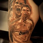 Tatouage de fan de cristiano Ronaldo