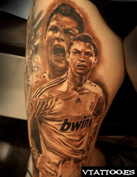 Tatouage de fan de cristiano Ronaldo