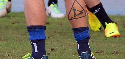 Tatouage de Daniele de rossi, italie