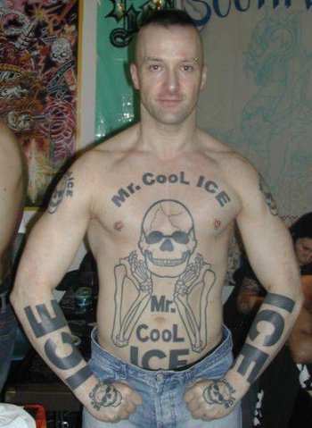 tatouage insolite Mr Cool Ice