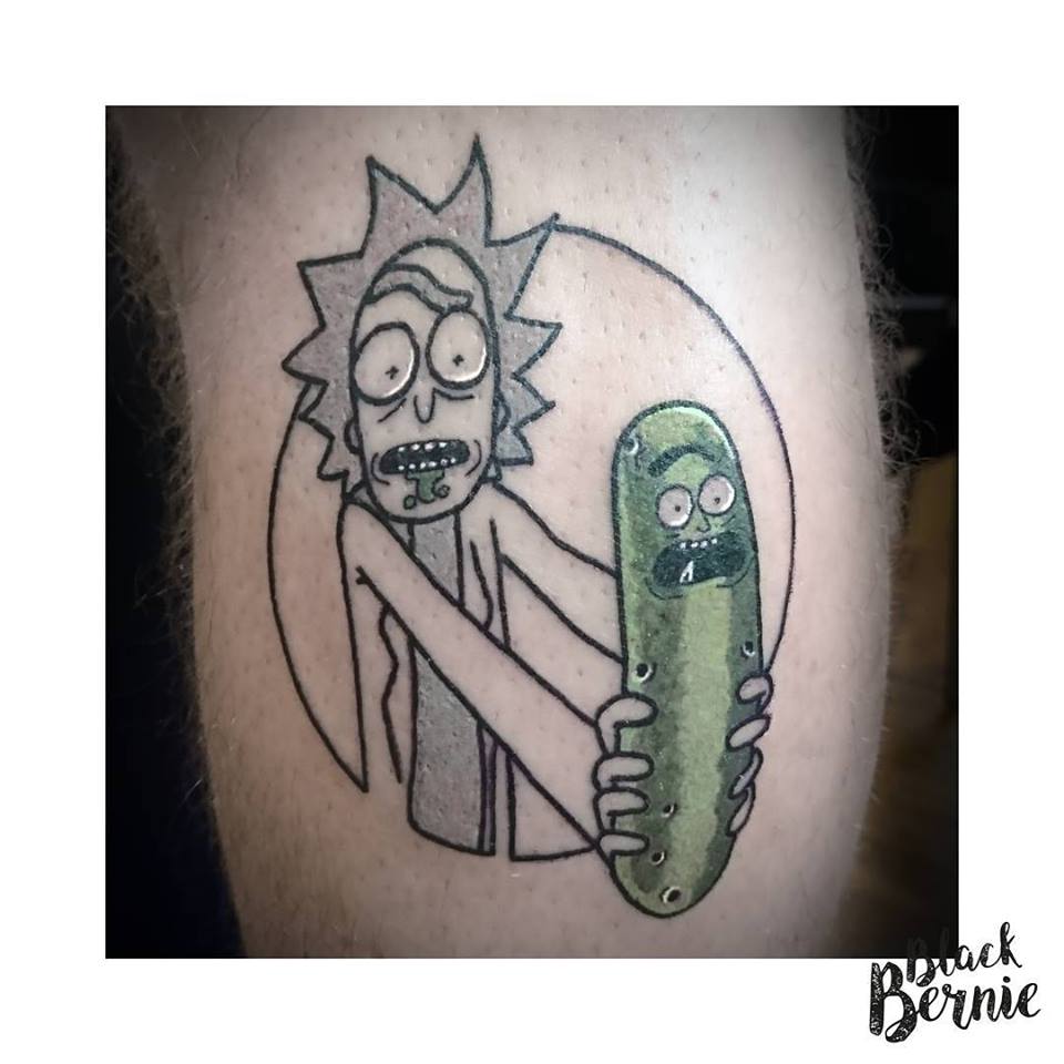 tatouage rick and morty