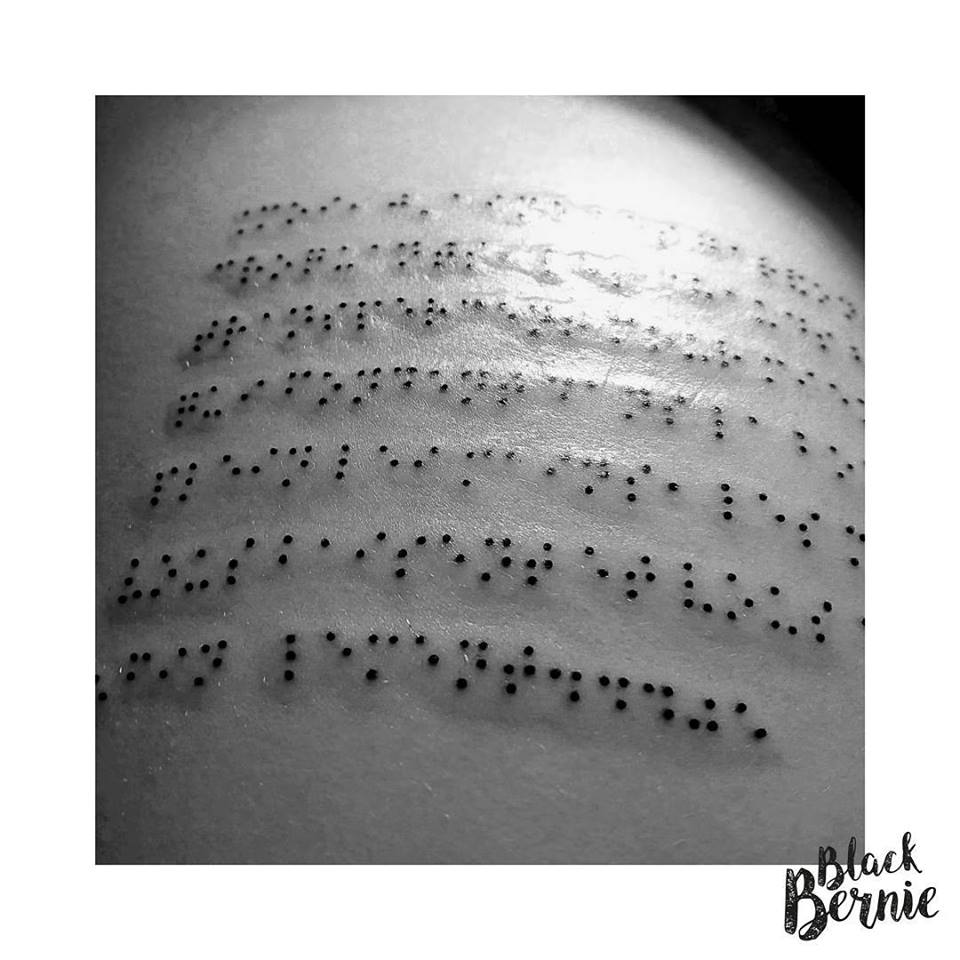 tatouage en braille